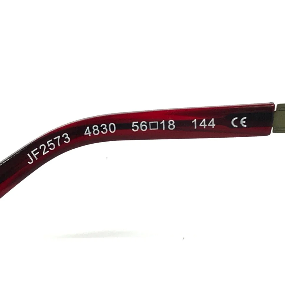 J.F. Rey Eyeglasses Frames JF2573 4830 Khaki Red Oliver Green Demi 56-18-144